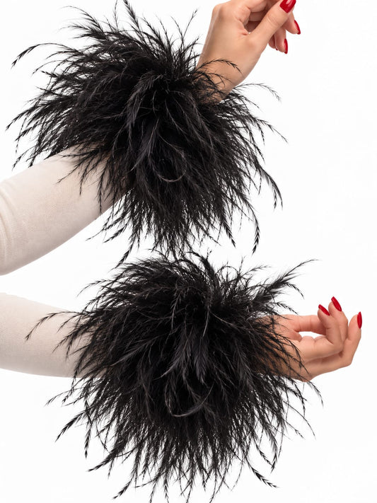 Midnight Plume Cuffs