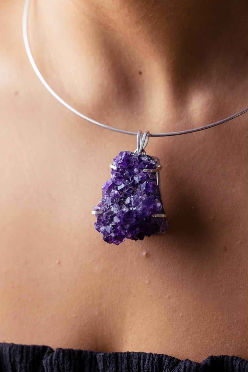 The Amethyst Aura Pendant