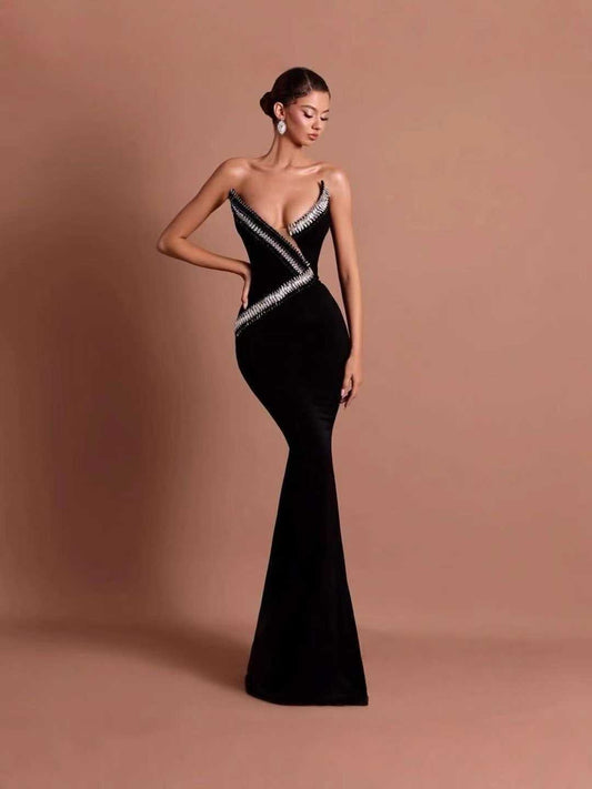 Black Mermaid Dress