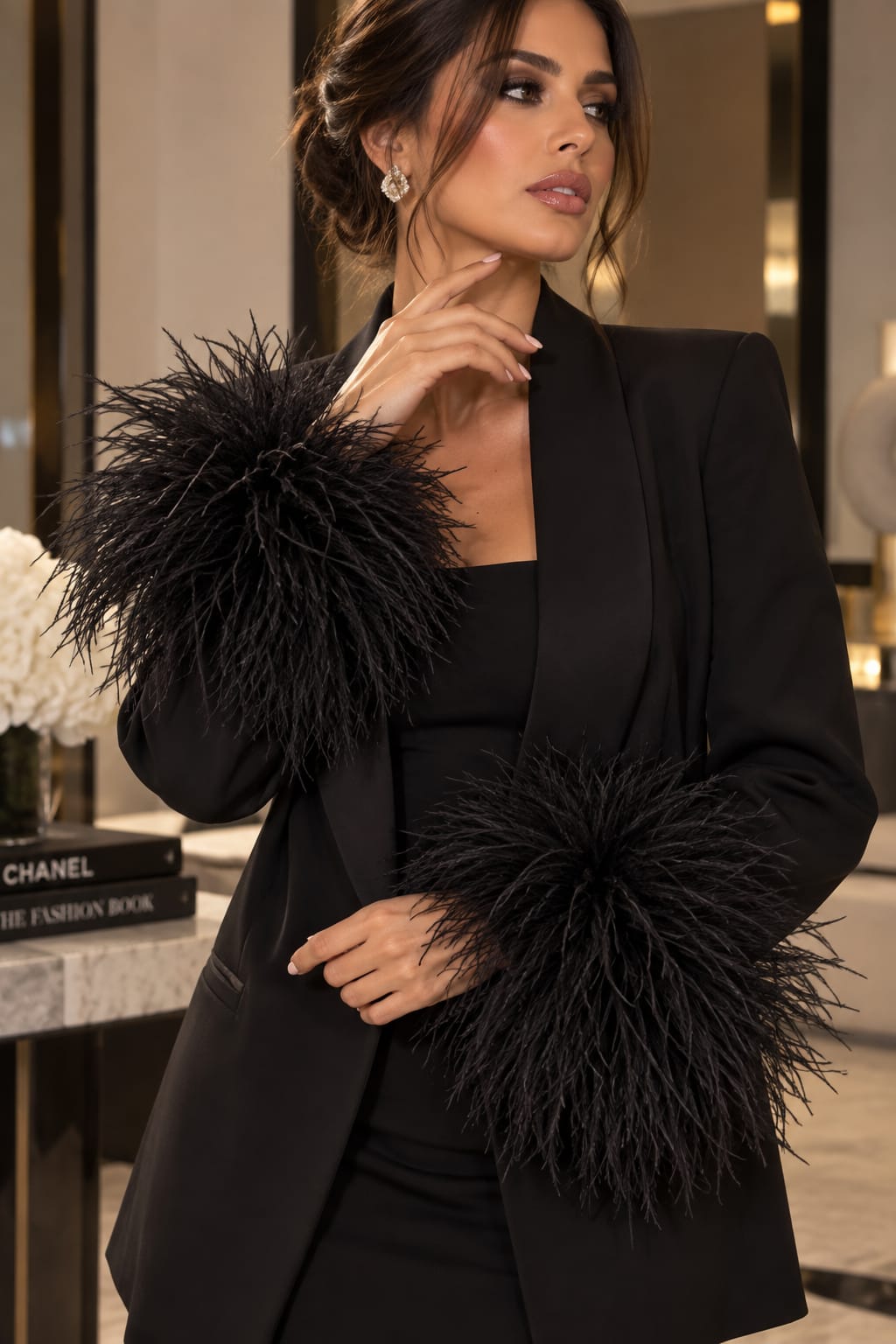 Midnight Plume Cuffs