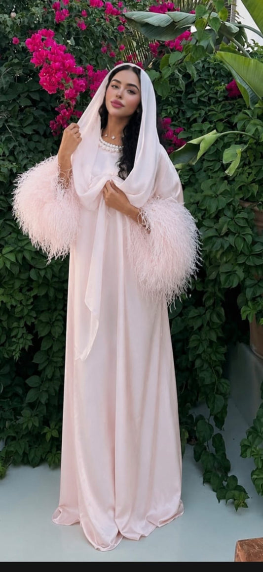SAE Pearl Veil Abaya