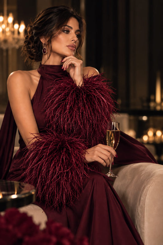 The Ostrich Plume Cuffs