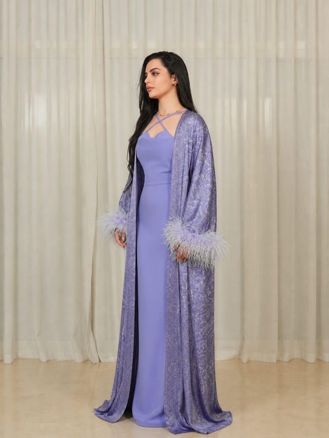 SAE Lilac Abaya