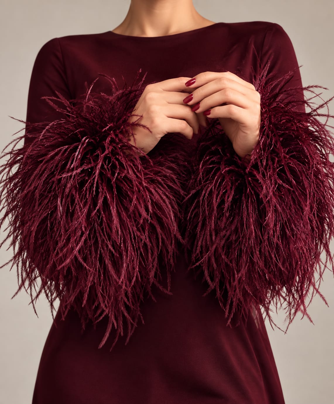 The Ostrich Plume Cuffs