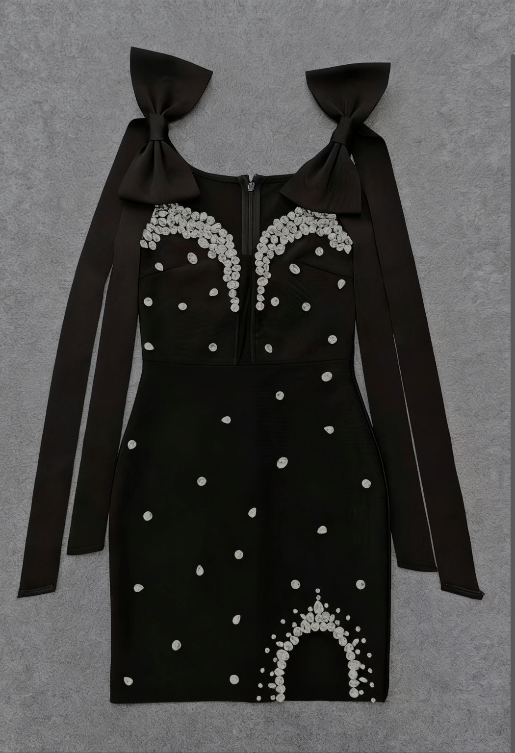 fitted party dress known for its sophisticated design and glamorous details