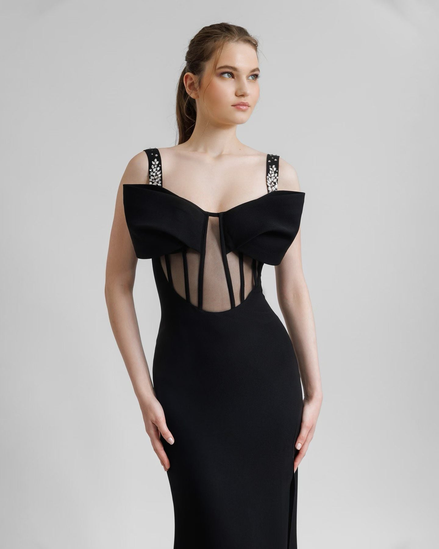 Black Swan Corset Gown