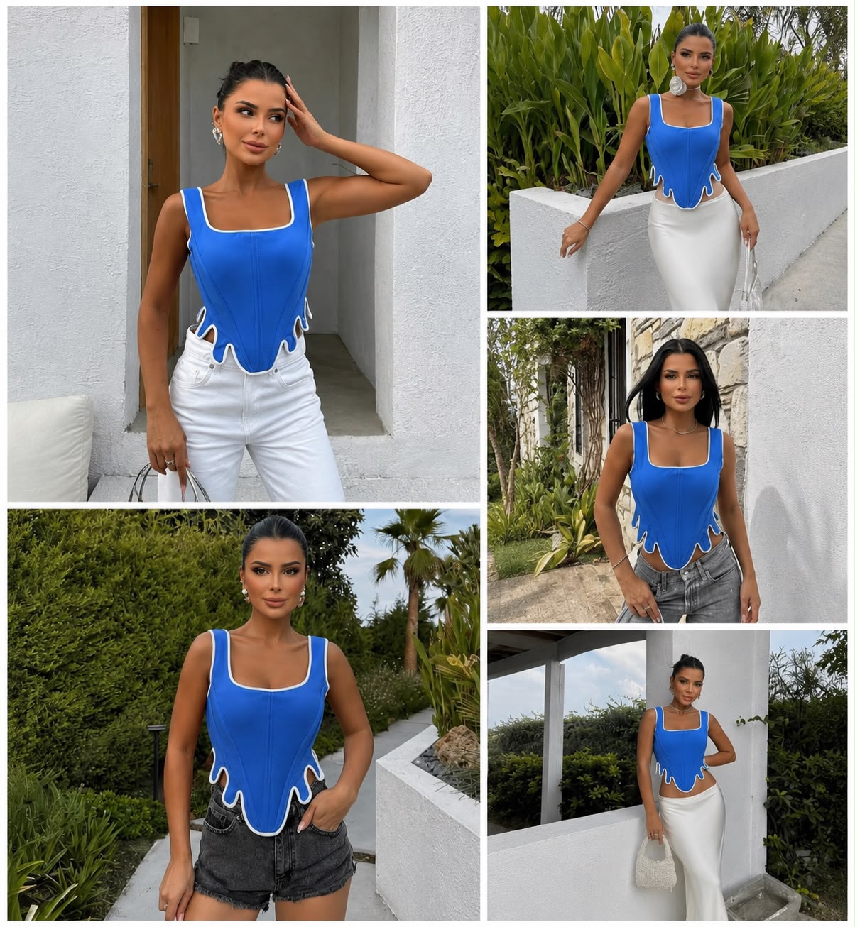 Azure Wave Top