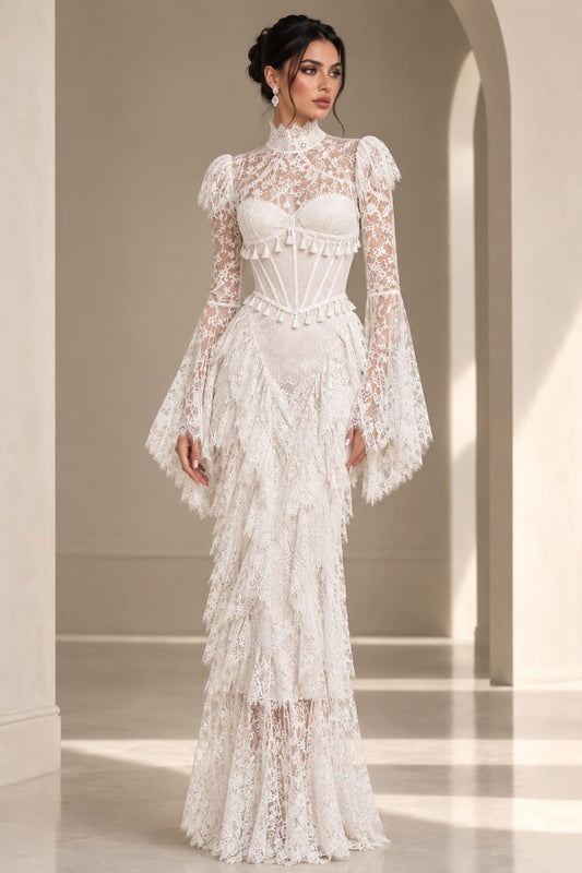 Midnight Lace Gown