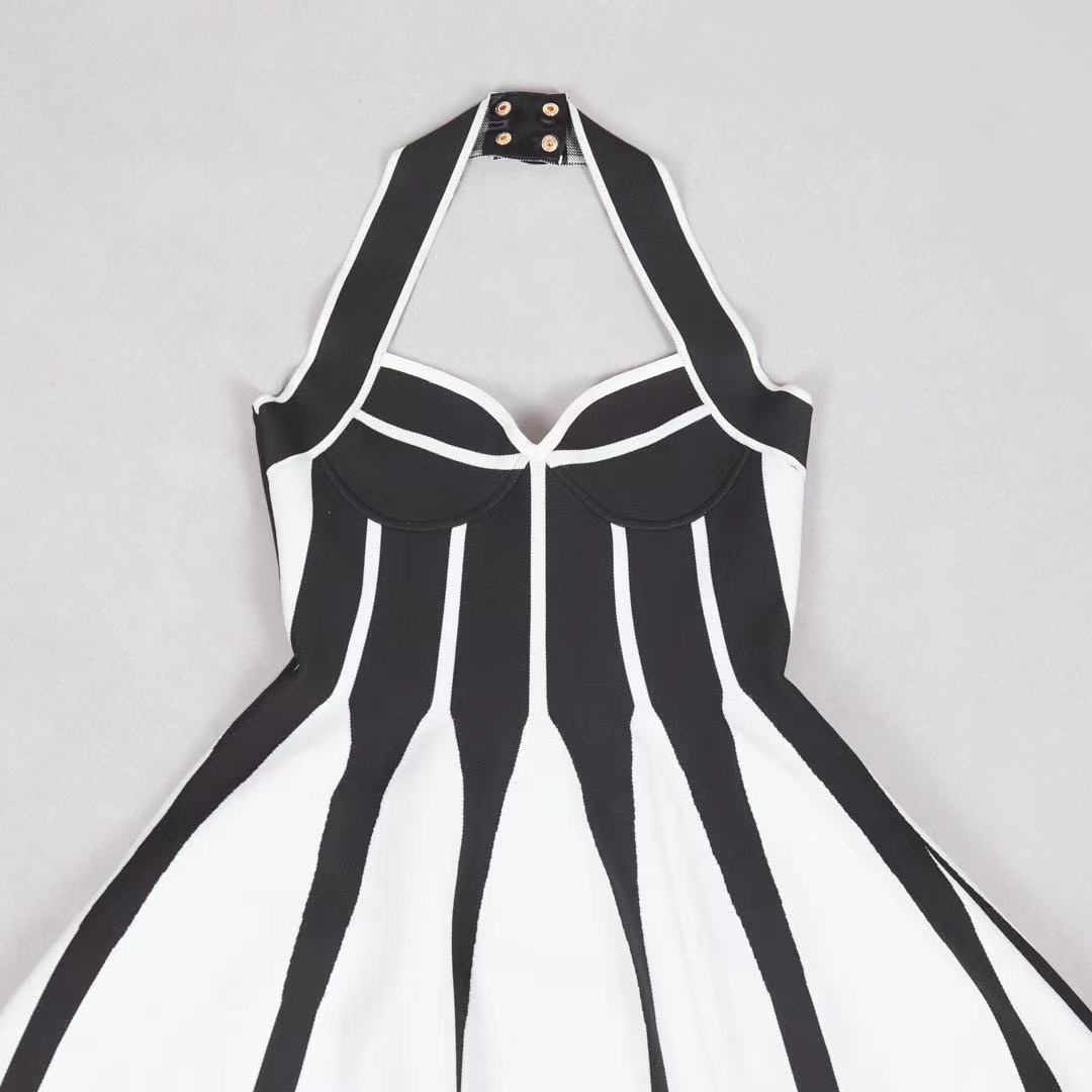 Monochrome Muse Dress