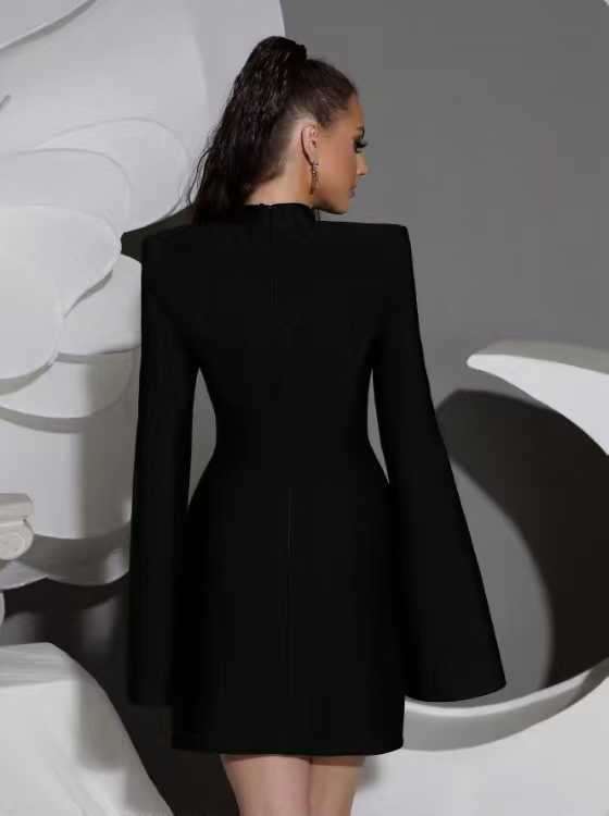 Cape Sleeve Dress