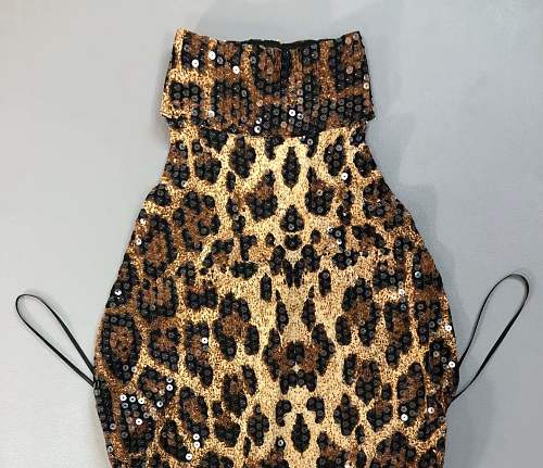 Golden Leopard Couture Gown