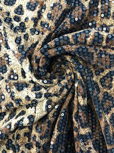 Golden Leopard Couture Gown